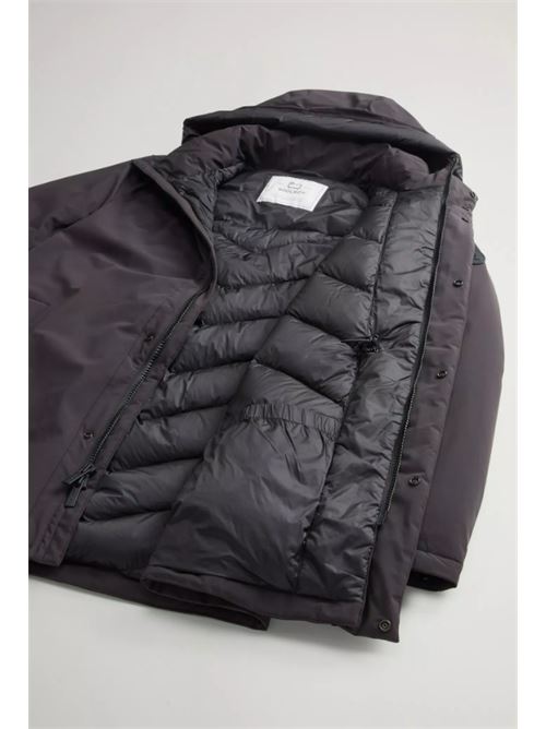 MOUNTAIN STRETCH DOWN PARKA WOOLRICH | CFWOOU0803MRUT3339100 BLACK